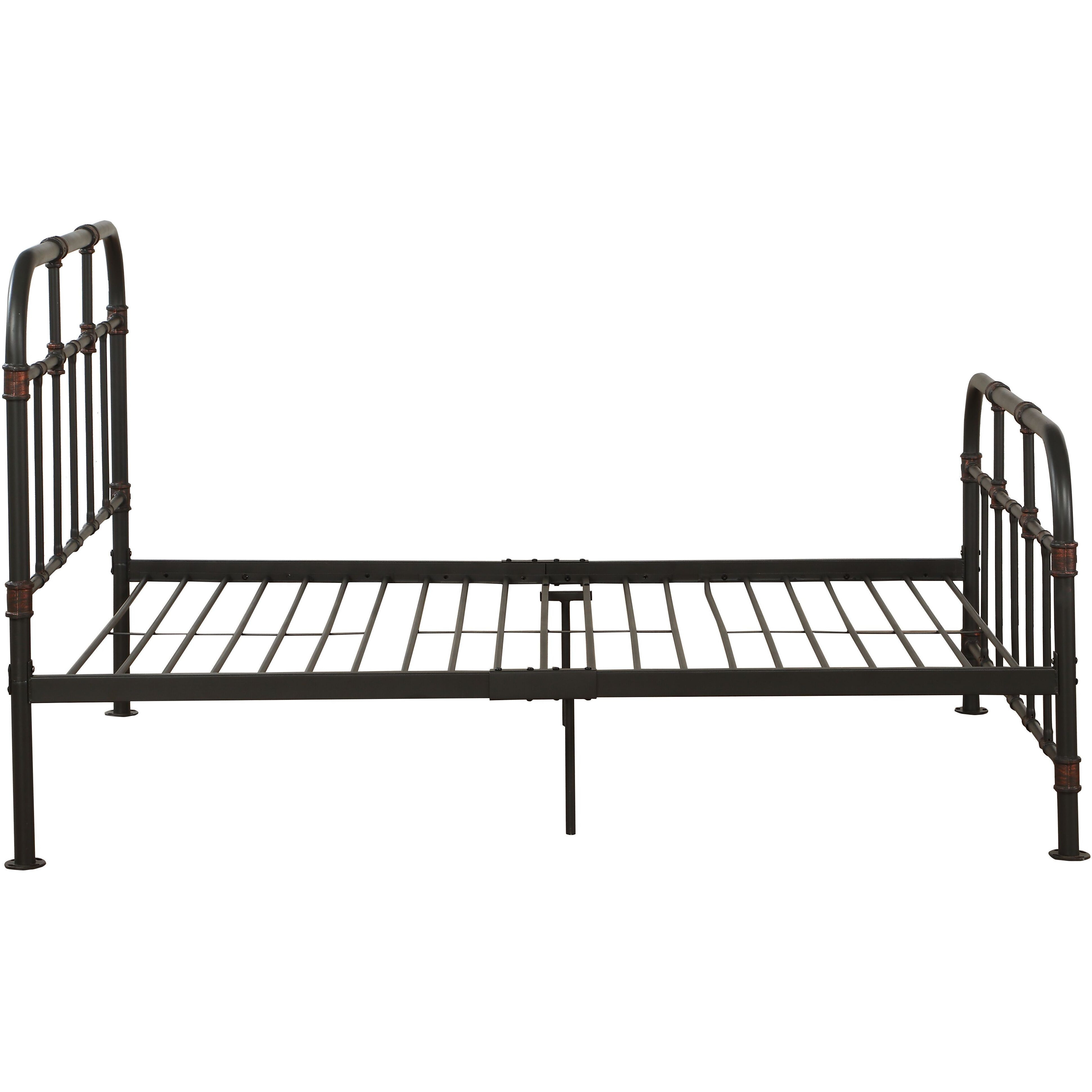 Sandy Grey Full Panel Bed With Slat