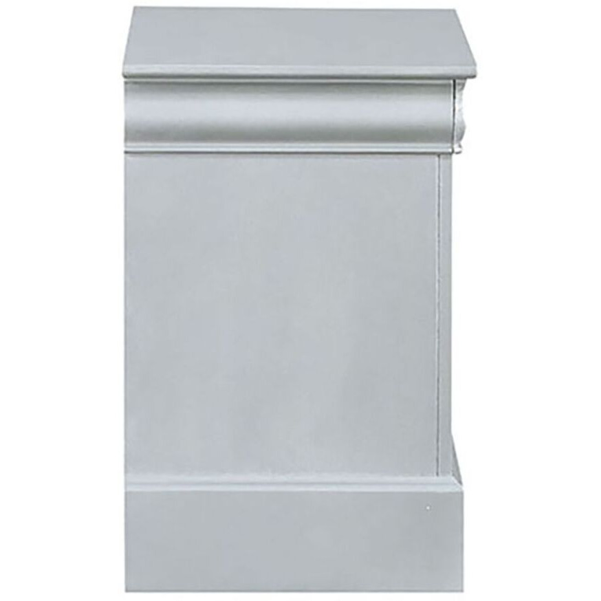 Platinum 2-Drawer Nightstand