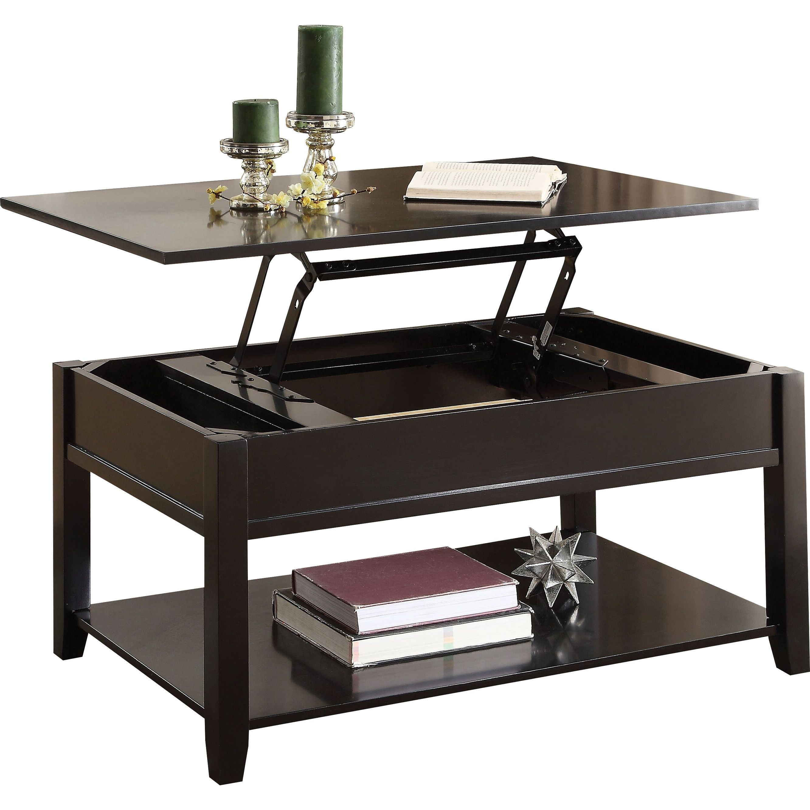 Black Coffee Table With Lift Top