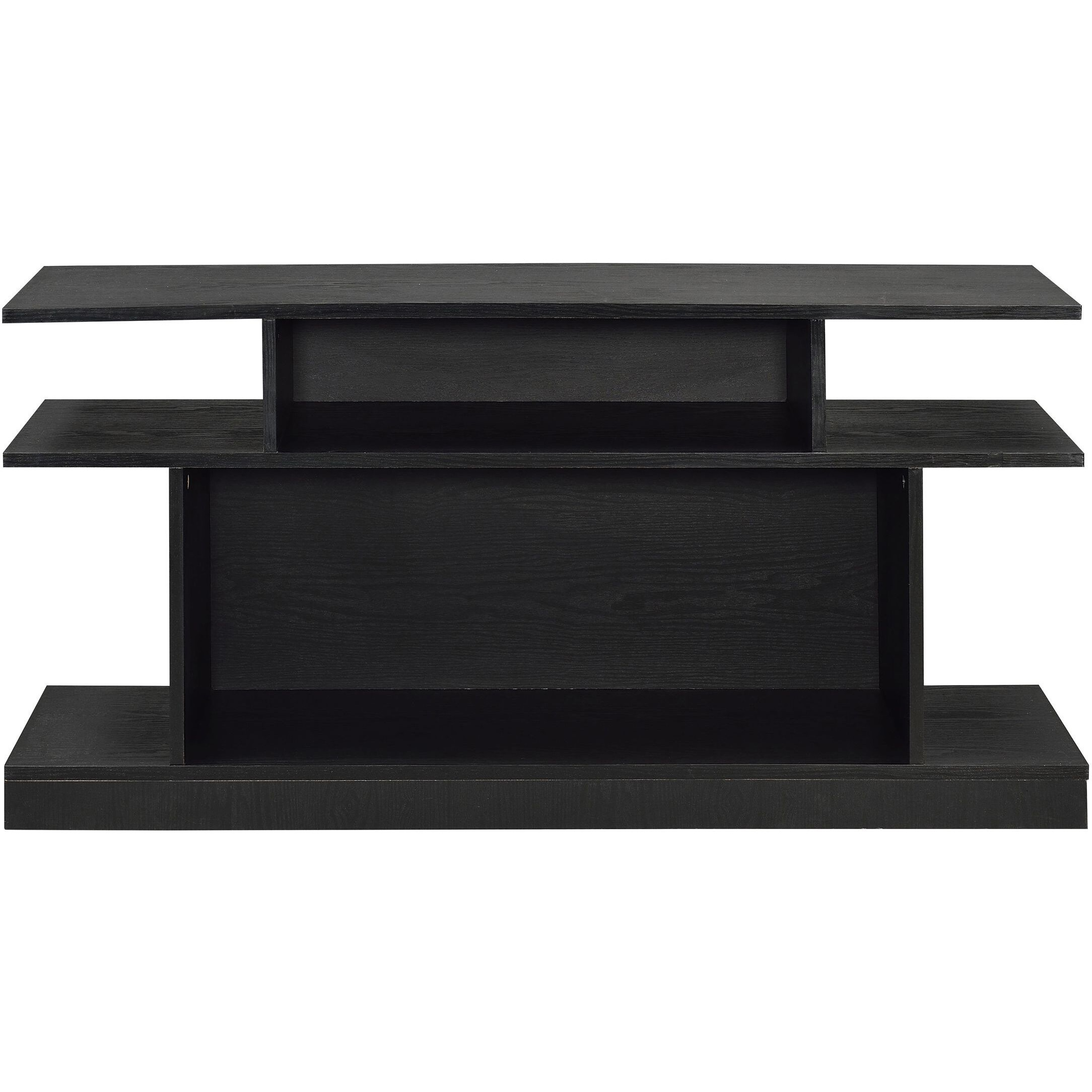 Black 2-Shelf Sofa Table