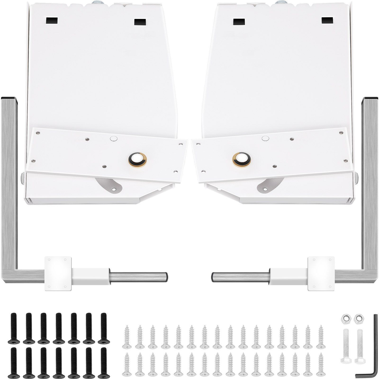 Vevor Murphy Mounting Wall Springs Mechanism Heavy Duty Support Hardware Diy Kit For King Queen Bed (Vertical)  White