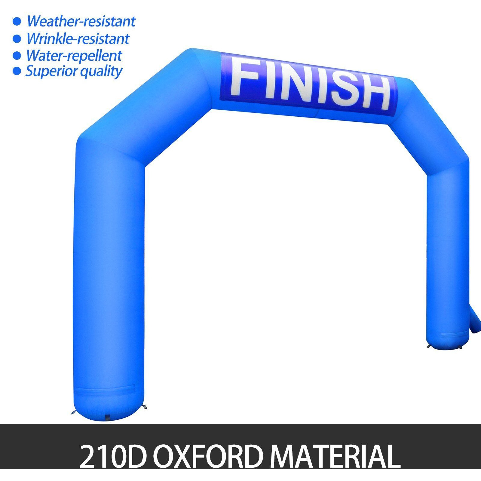Vevor Inflatable Arch  15Ft Hexagon Inflatable Arch  With Blower Inflatable Archway For Race Outdoor Advertising Commerce  Blue