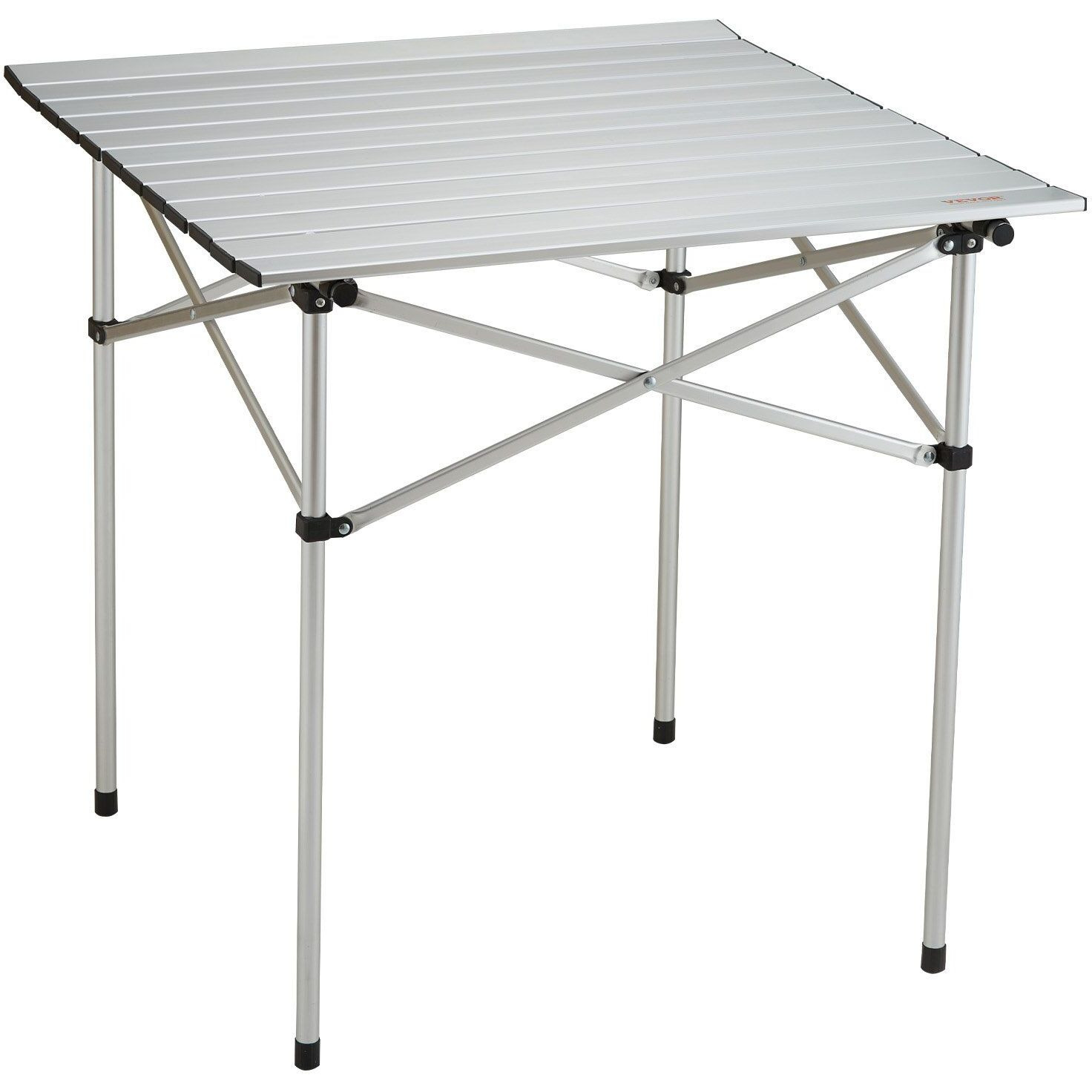 Vevor Folding Camping Table  Outdoor Portable Side Tables  Lightweight Fold Up Table  Aluminum Ultra Compact Work Table With Carry Bag  For Cooking  Beach  Picnic  Travel  24X16 Inch  Silver