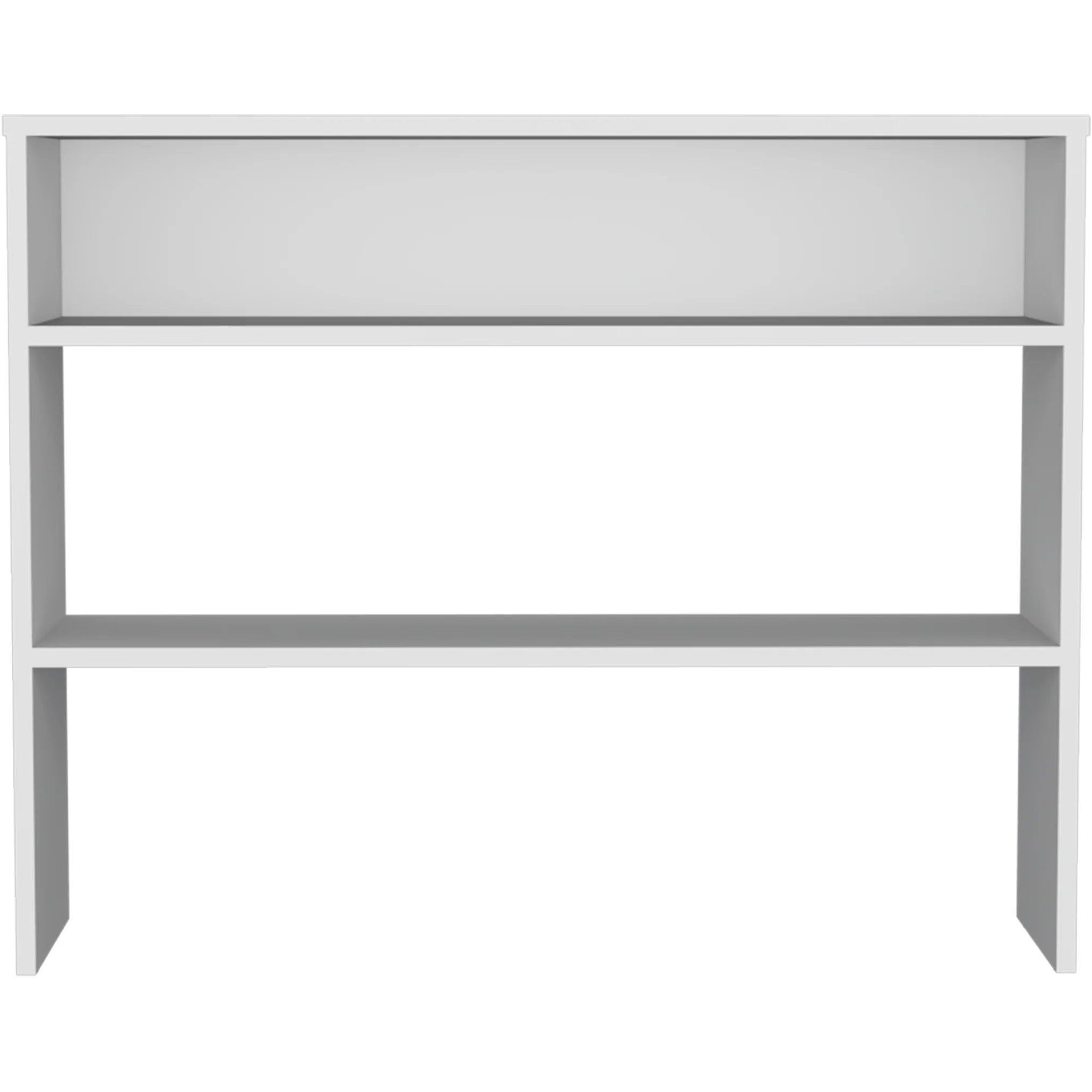 White Console Table With Open Storage