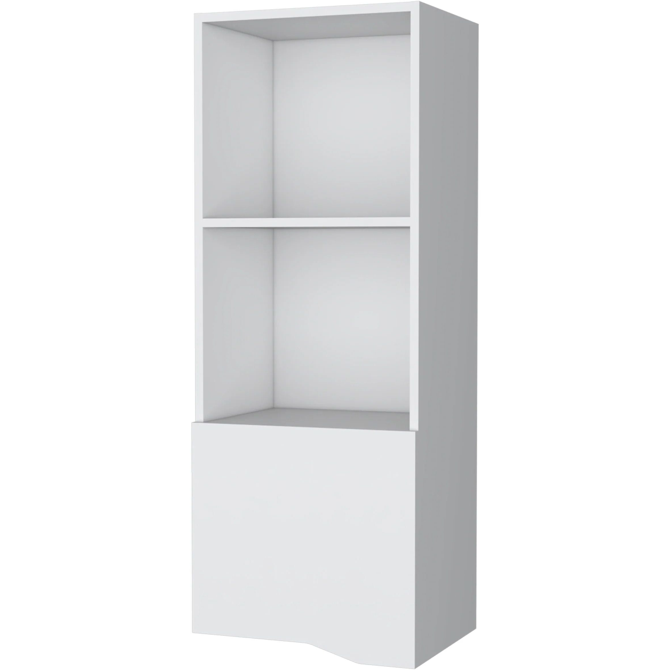 White Wall Cabinet With One Door