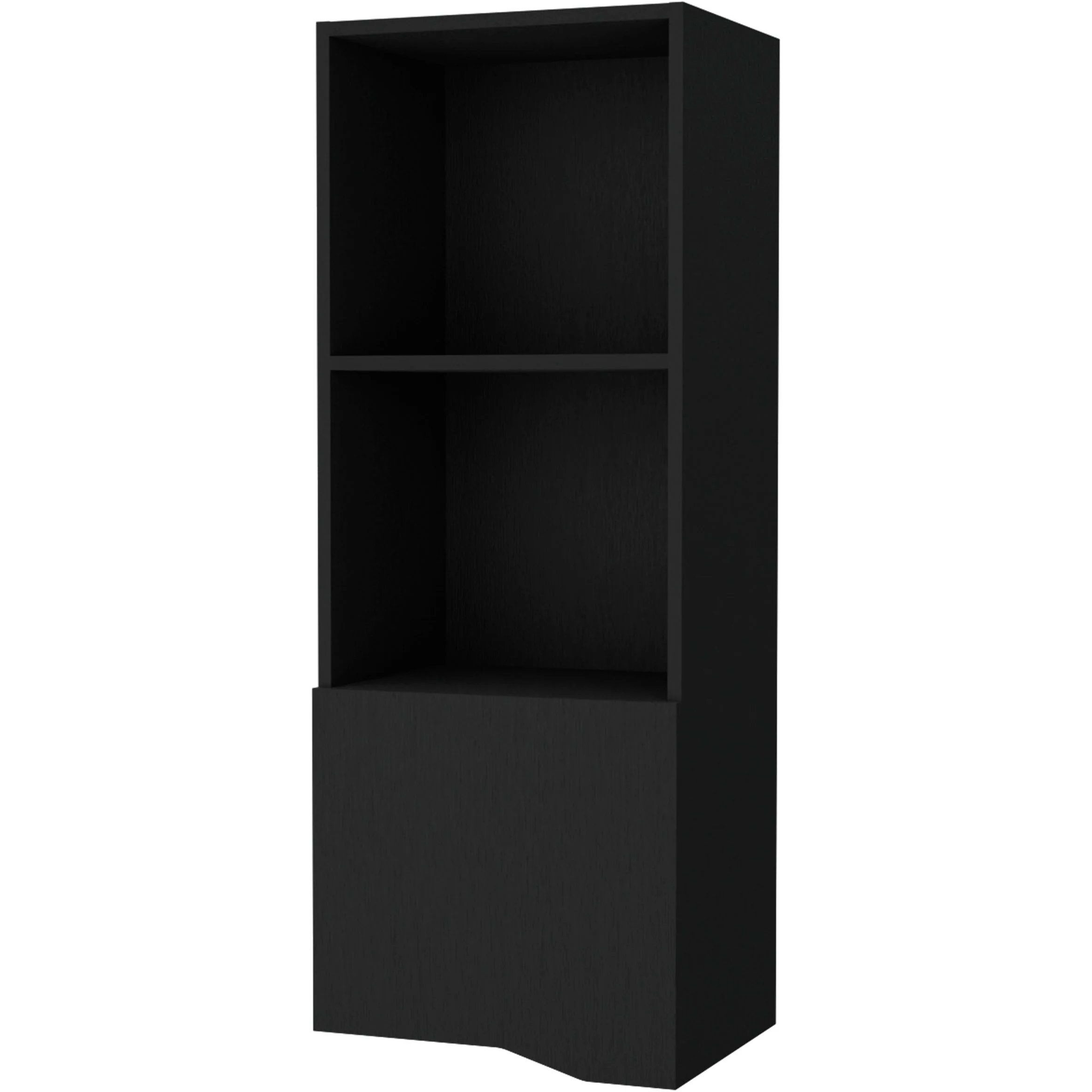 Black Wall Cabinet With One Door