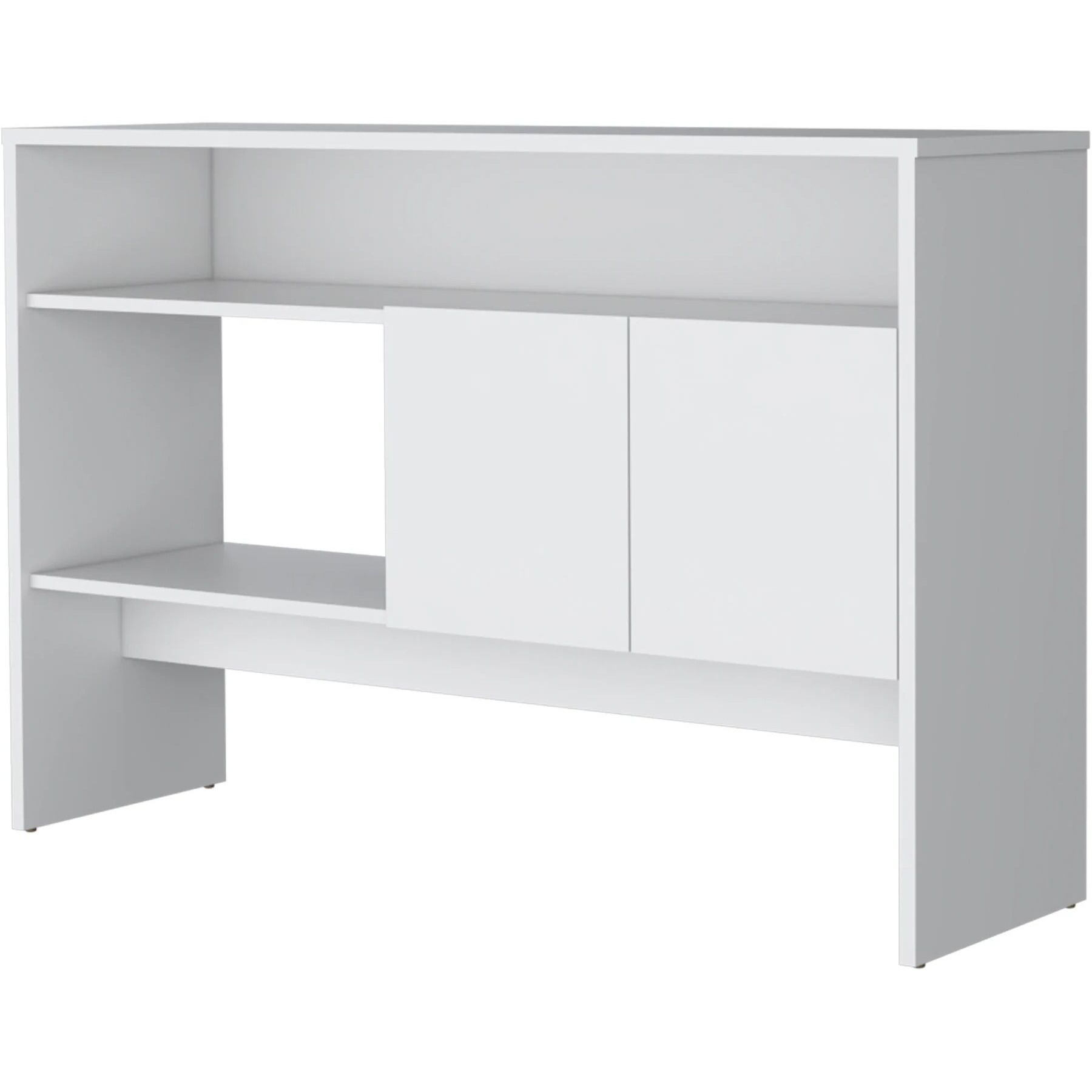 White Console Table With Two Doors