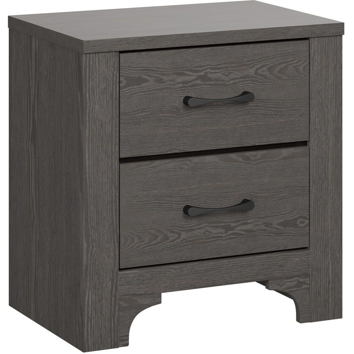 Wallace & Bay Junipe Brown 2-Drawer Nightstand