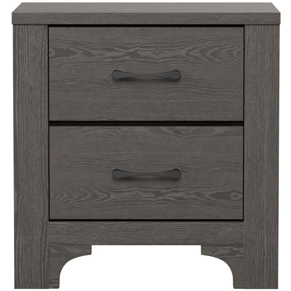 Wallace & Bay Junipe Brown 2-Drawer Nightstand