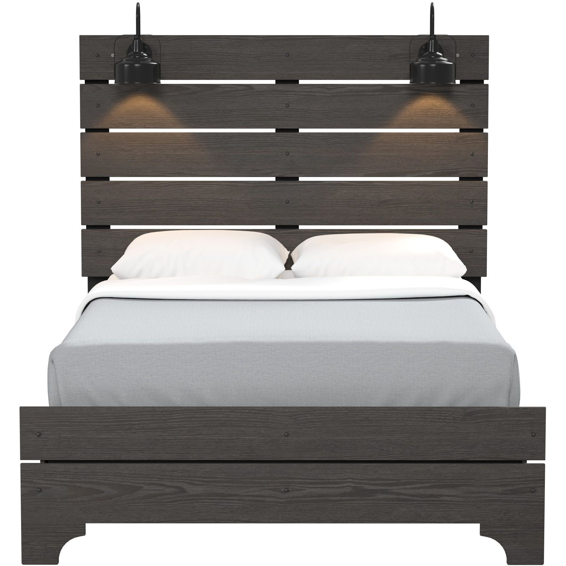 Wallace & Bay Junipe Brown Full Bed With Lights