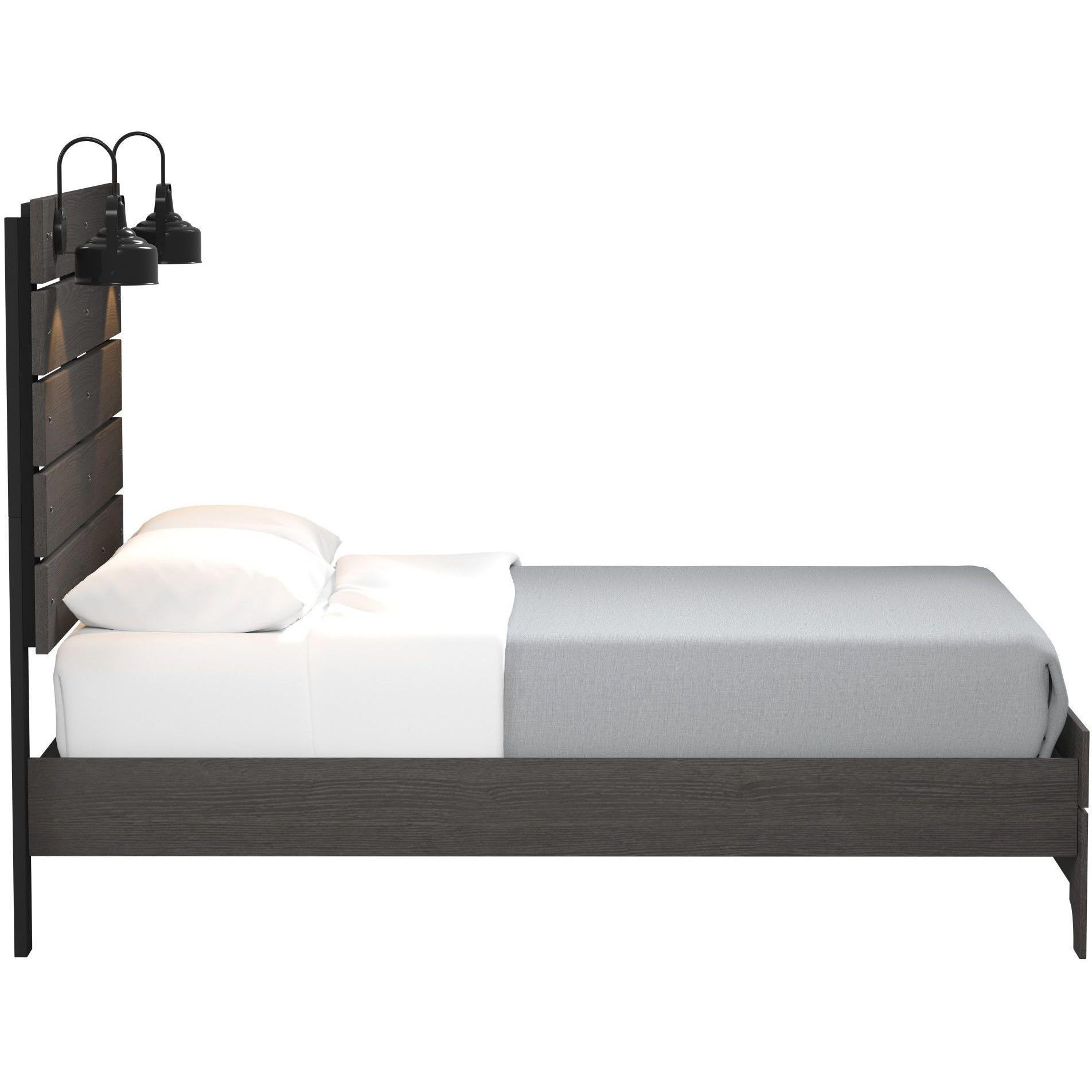 Wallace & Bay Junipe Brown Full Bed With Lights