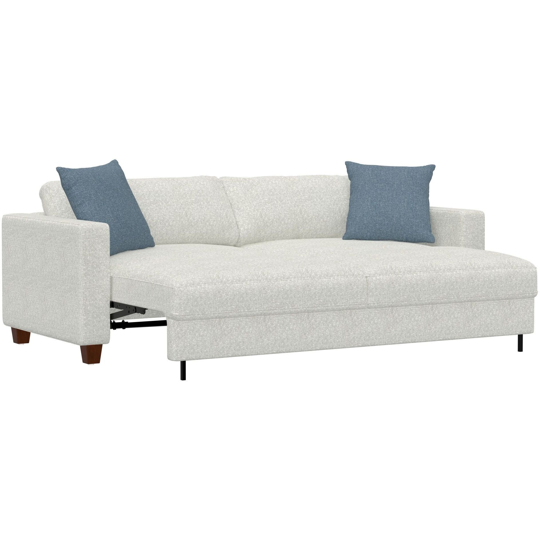 Wallace & Bay Biana White Pop-Up Sleeper Sofa