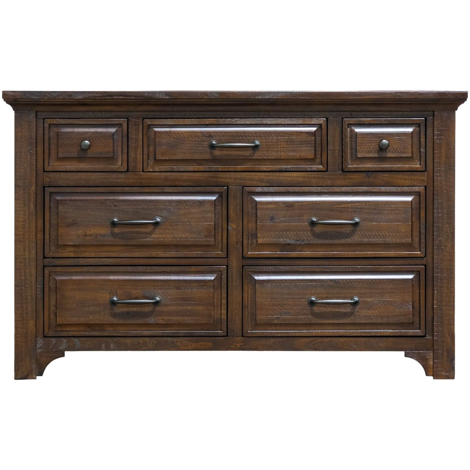 Wallace & Bay Verna Brown 7-Drawer Dresser