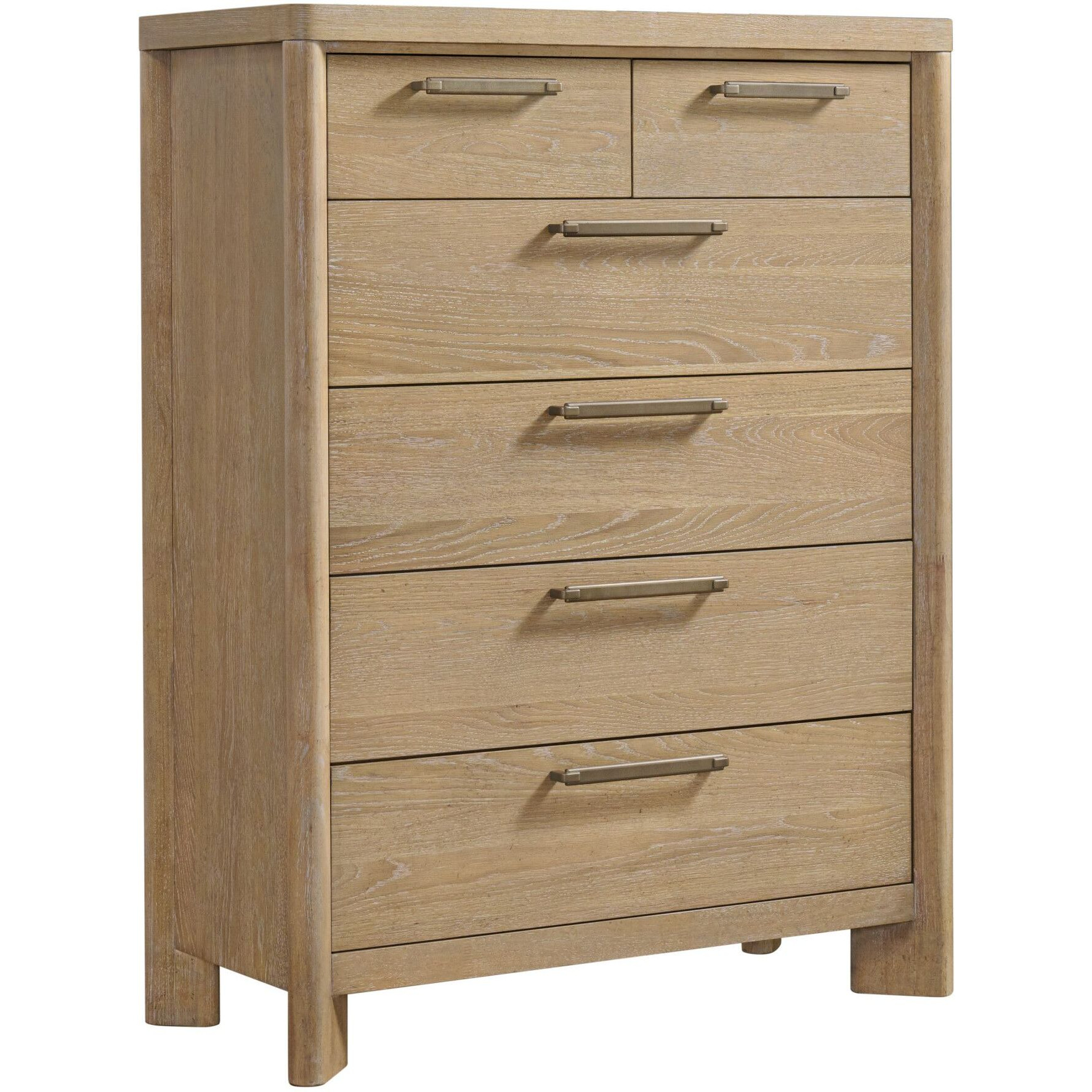 Wallace & Bay Clove Tan 6-Drawer Chest