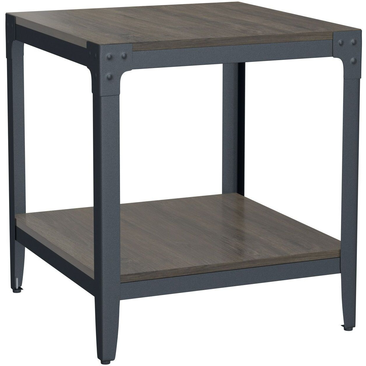 Wallace & Bay Drake Brown End Table