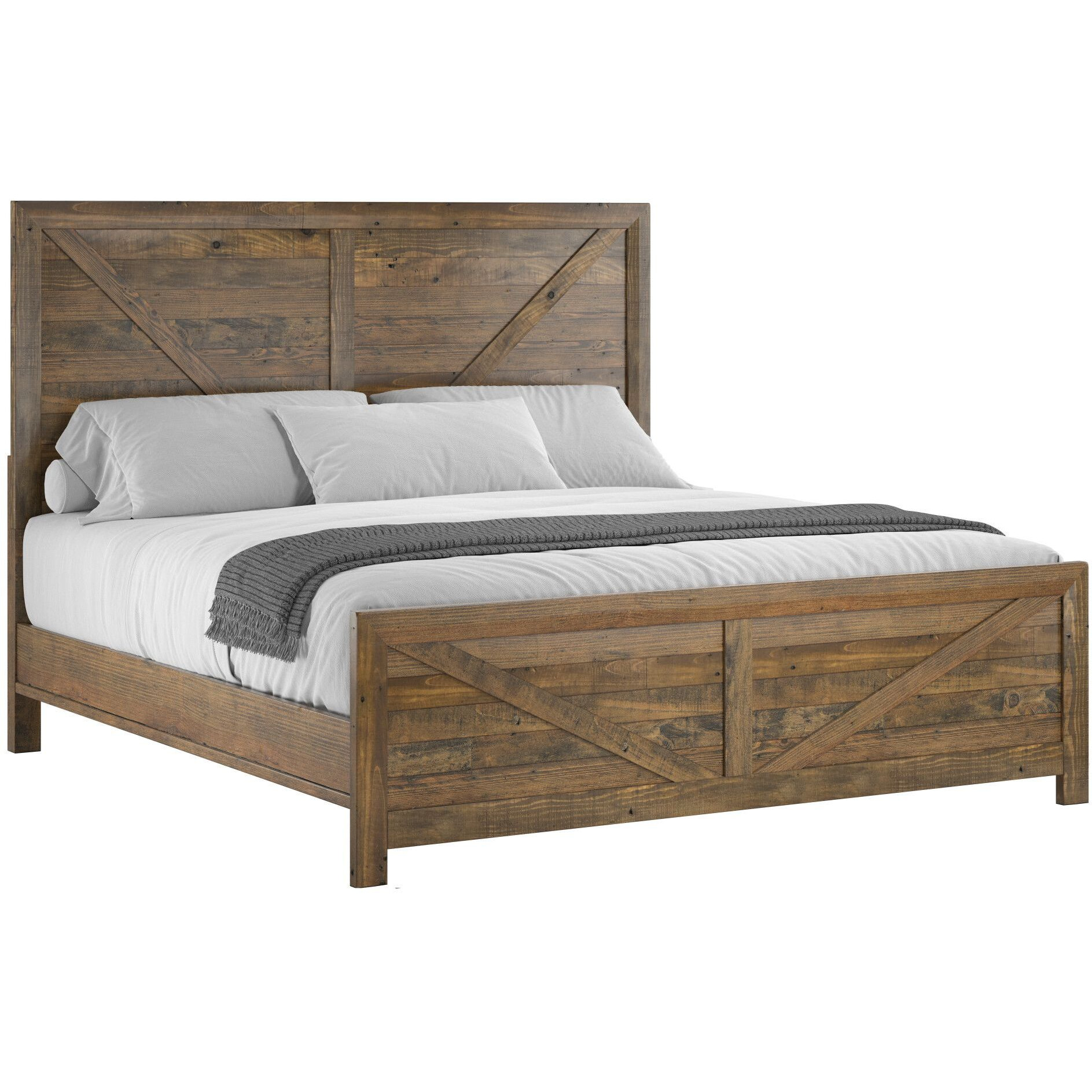 Wallace & Bay Lisque Brown King Bed
