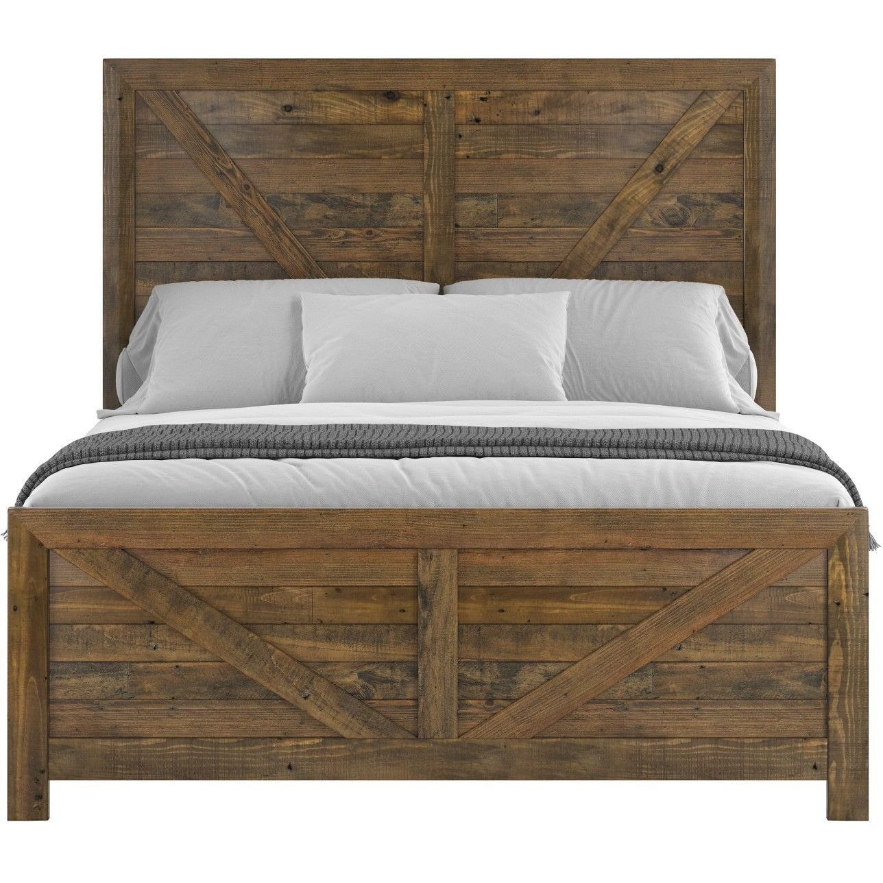 Wallace & Bay Lisque Brown Queen Bed
