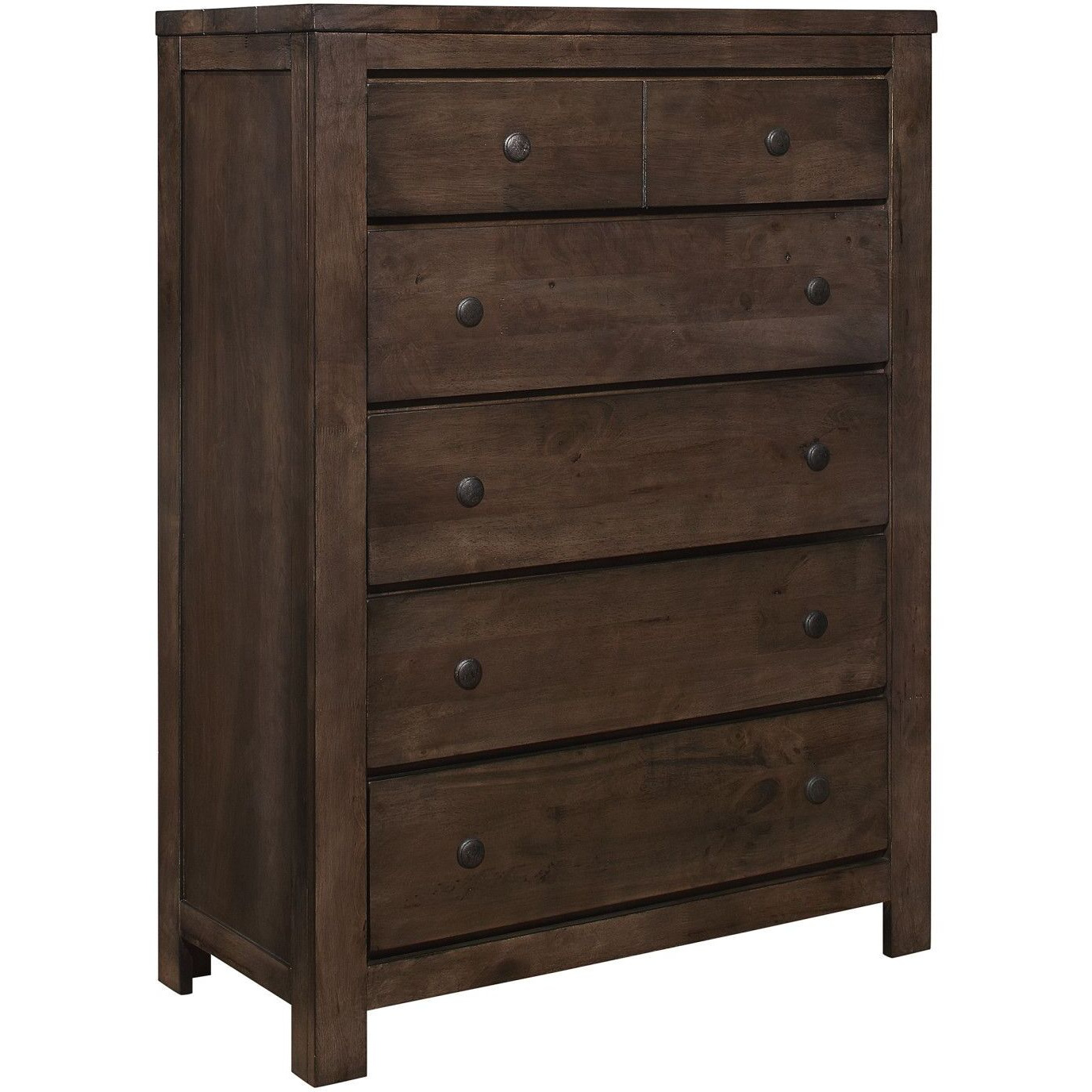Wallace & Bay Verna Brown 5-Drawer Chest