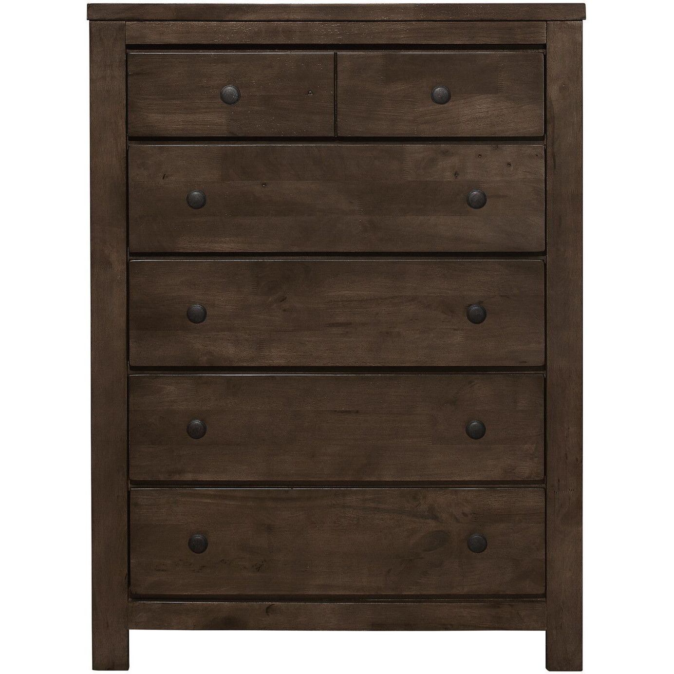 Wallace & Bay Verna Brown 5-Drawer Chest