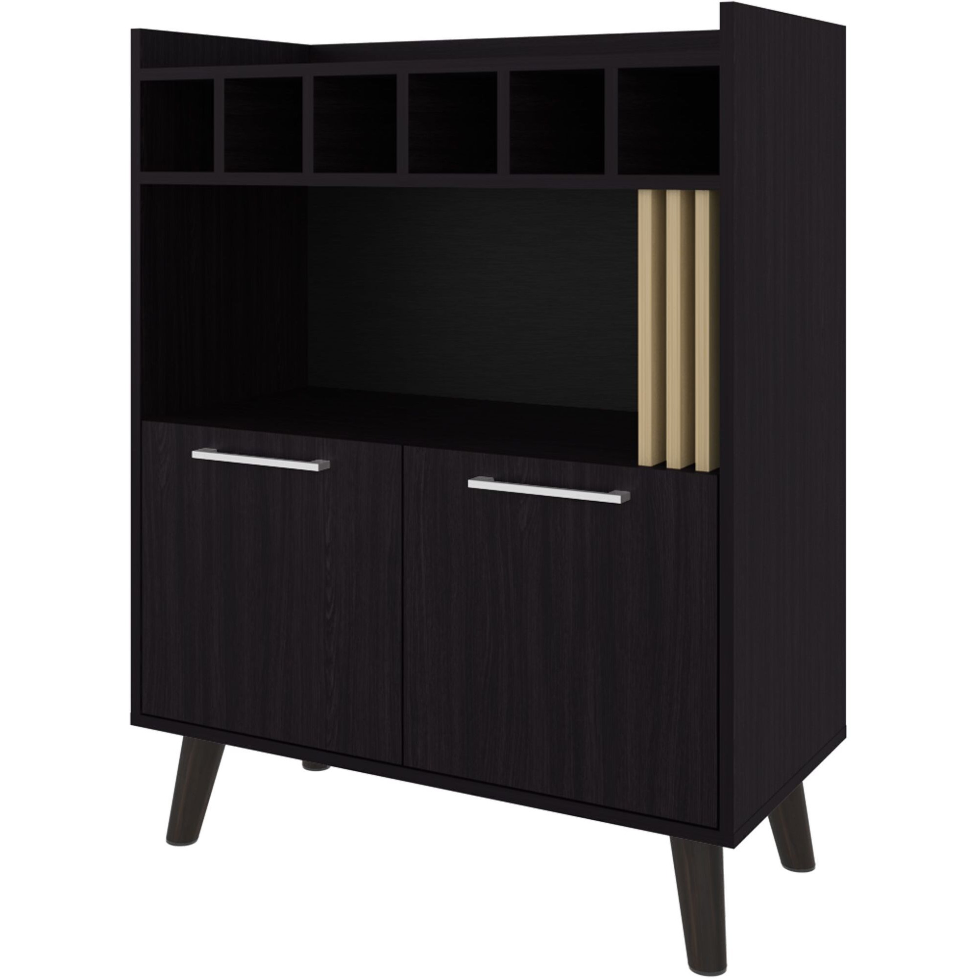 Yucca Bar Cabinet Wine Storage & Display  Wengue