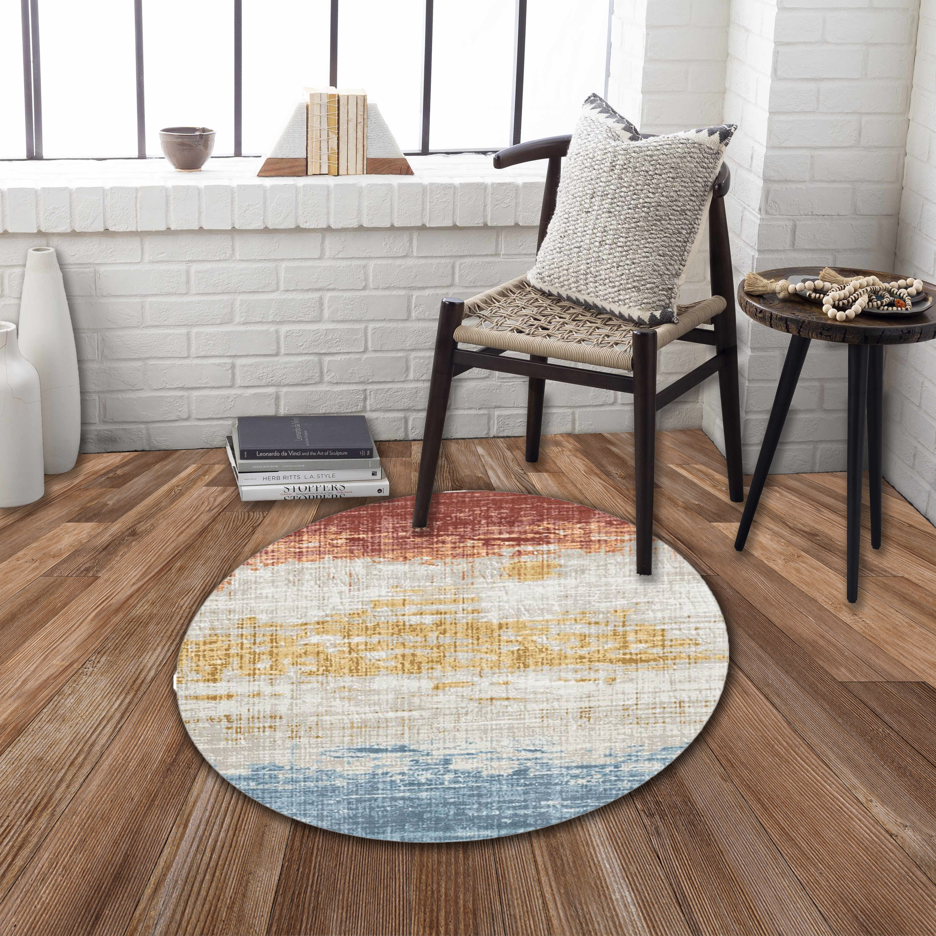 Rabbit Nk822-2 - 41"" X - 41"" Washable Non-Slip Round Rug