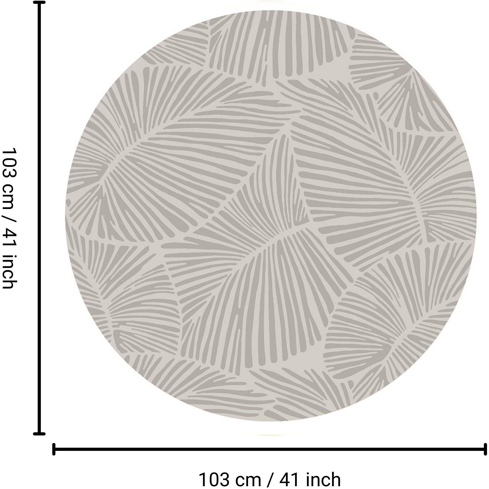 Curve N894-4 - 41"" X - 41"" Round Rug