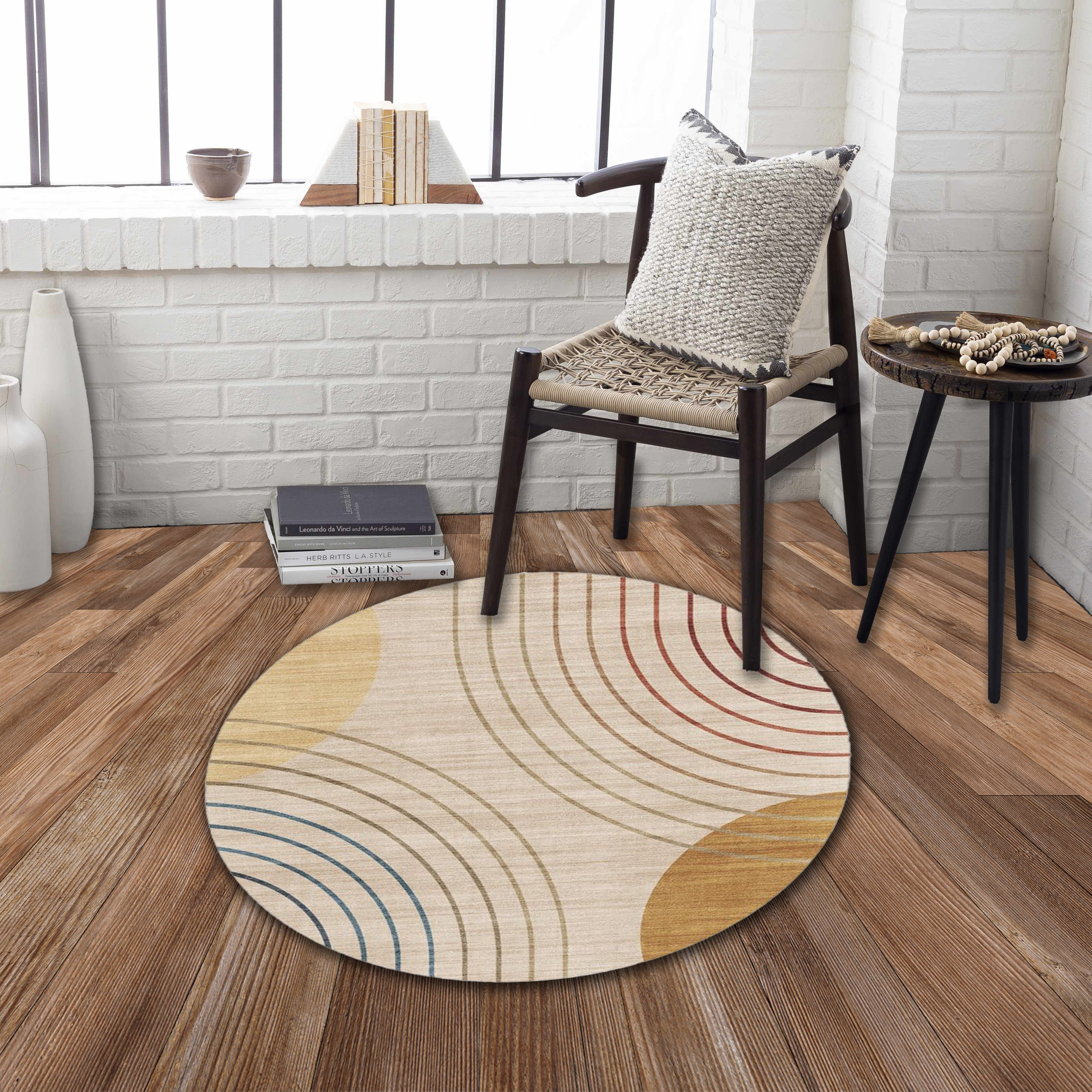 Rabbit K6447-A1 - 41"" X - 41"" Washable Non-Slip Round Rug