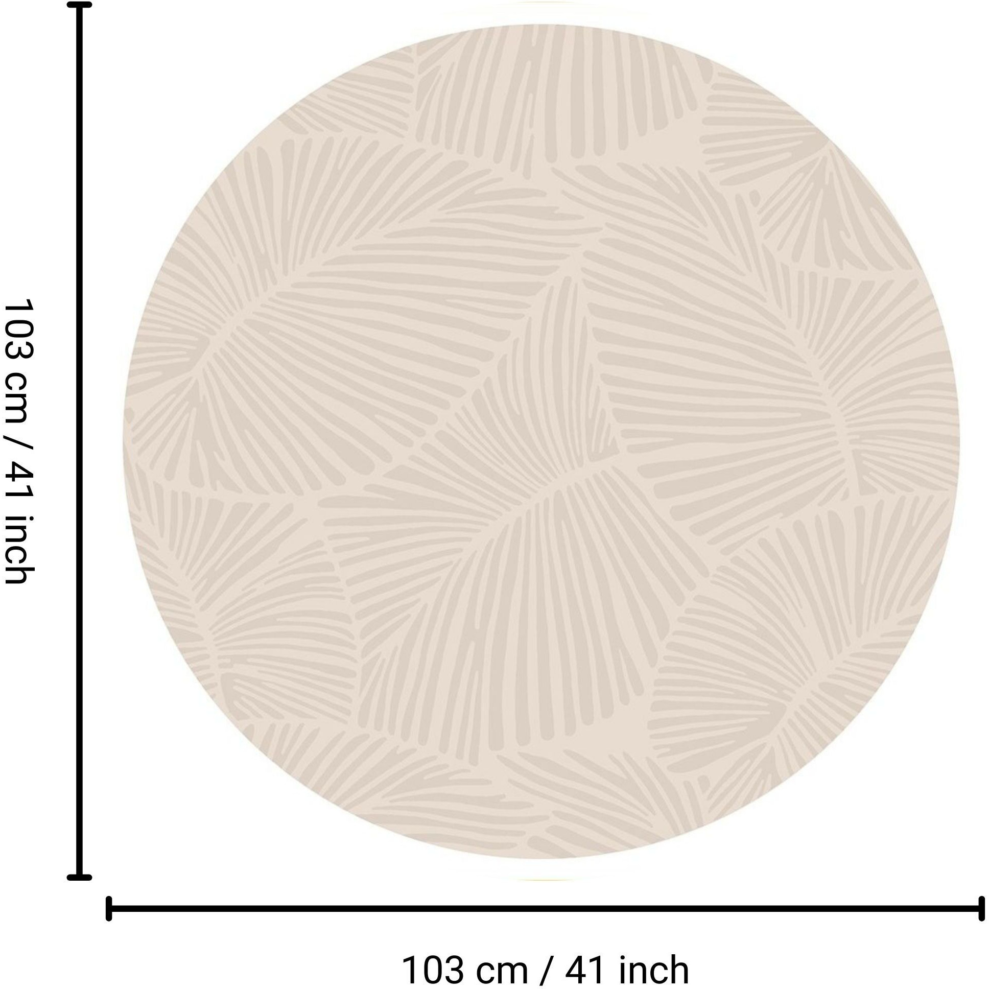 Curve N894-3 - 41"" X - 41"" Round Rug