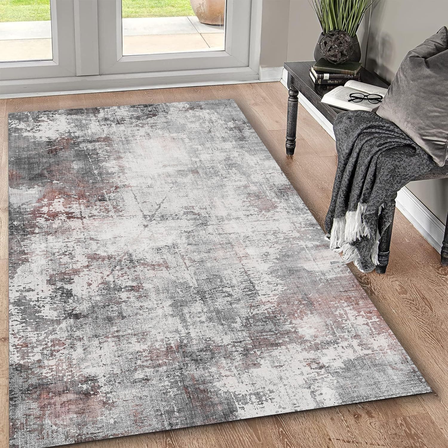 Toucan G5206-7 - 5' X 7' Washable Non-Slip Area Rug