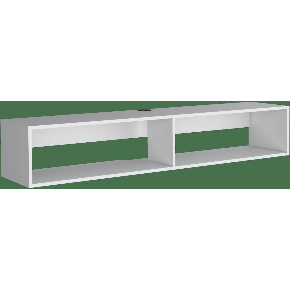 Floating Tv Stand Moore  Living Room  White