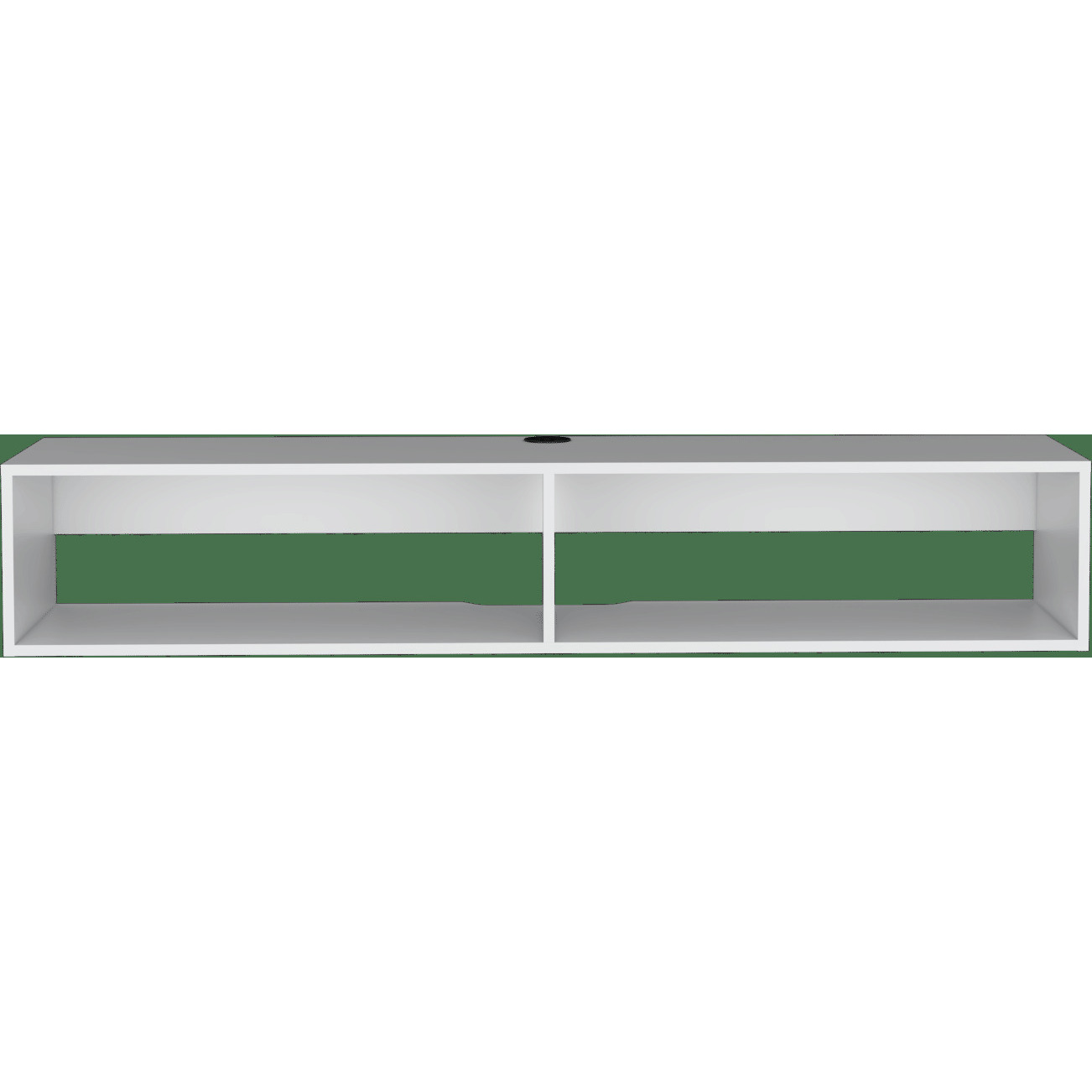Floating Tv Stand Moore  Living Room  White