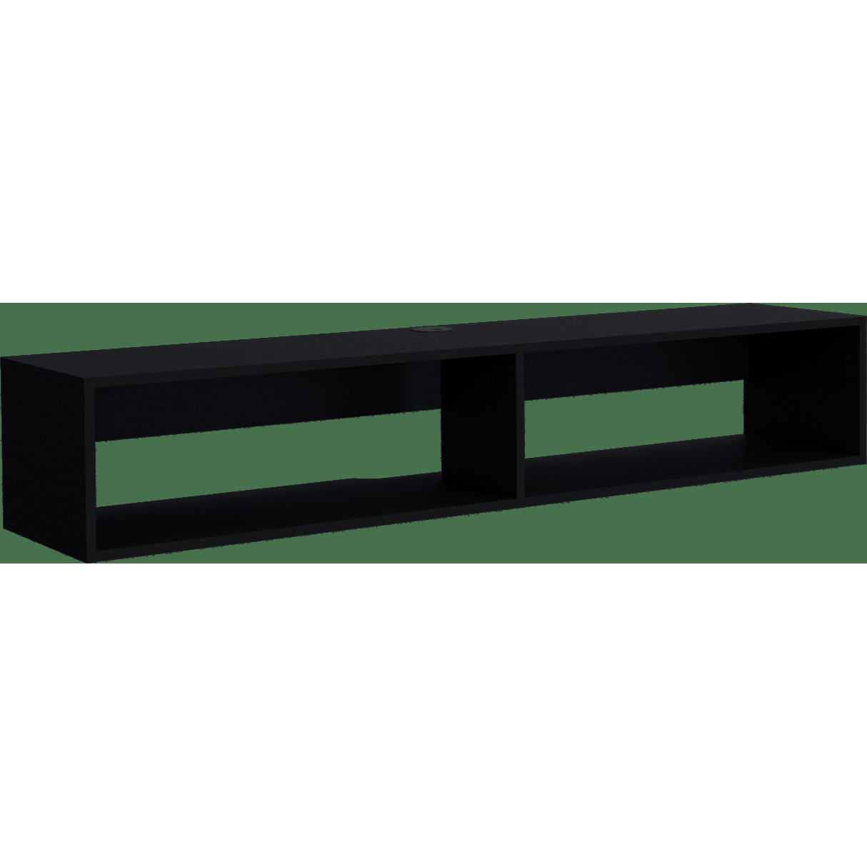 Floating Tv Stand Moore  Living Room  Black