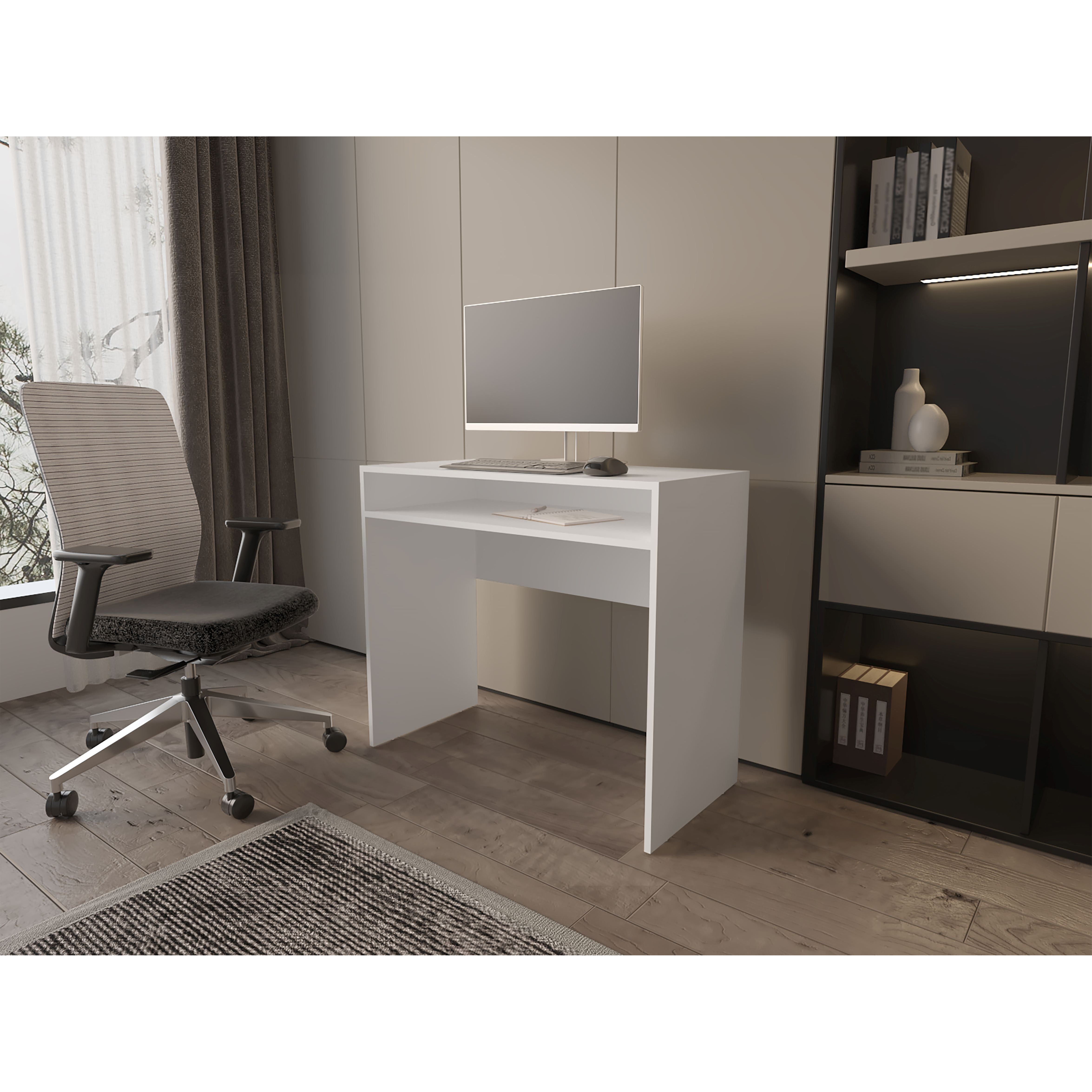 Desk Caraway With Shelf For Organized Workspace