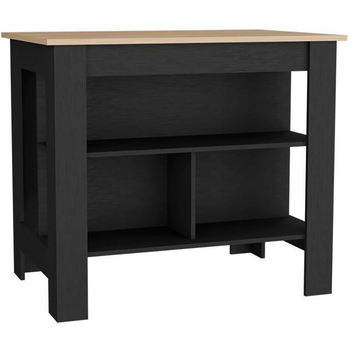 Kitchen Island Ada With Ample Shelving