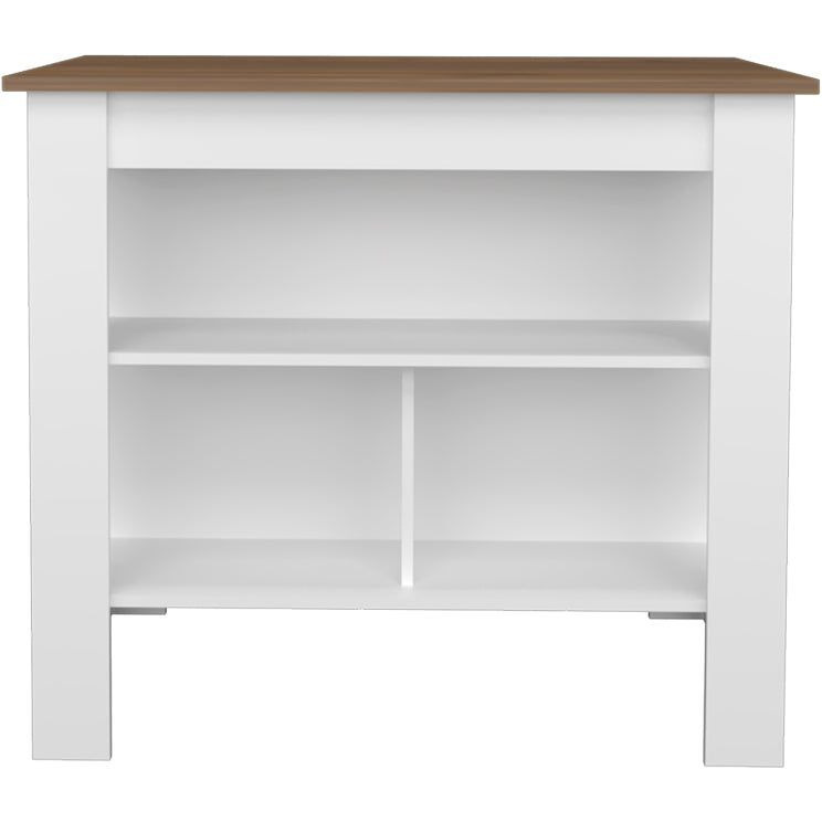 Kitchen Island Ada  Kitchen  Mahogany / White