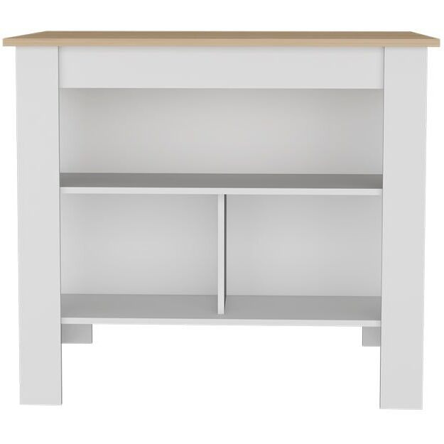 Kitchen Island Ada  Kitchen  Light Pine / White