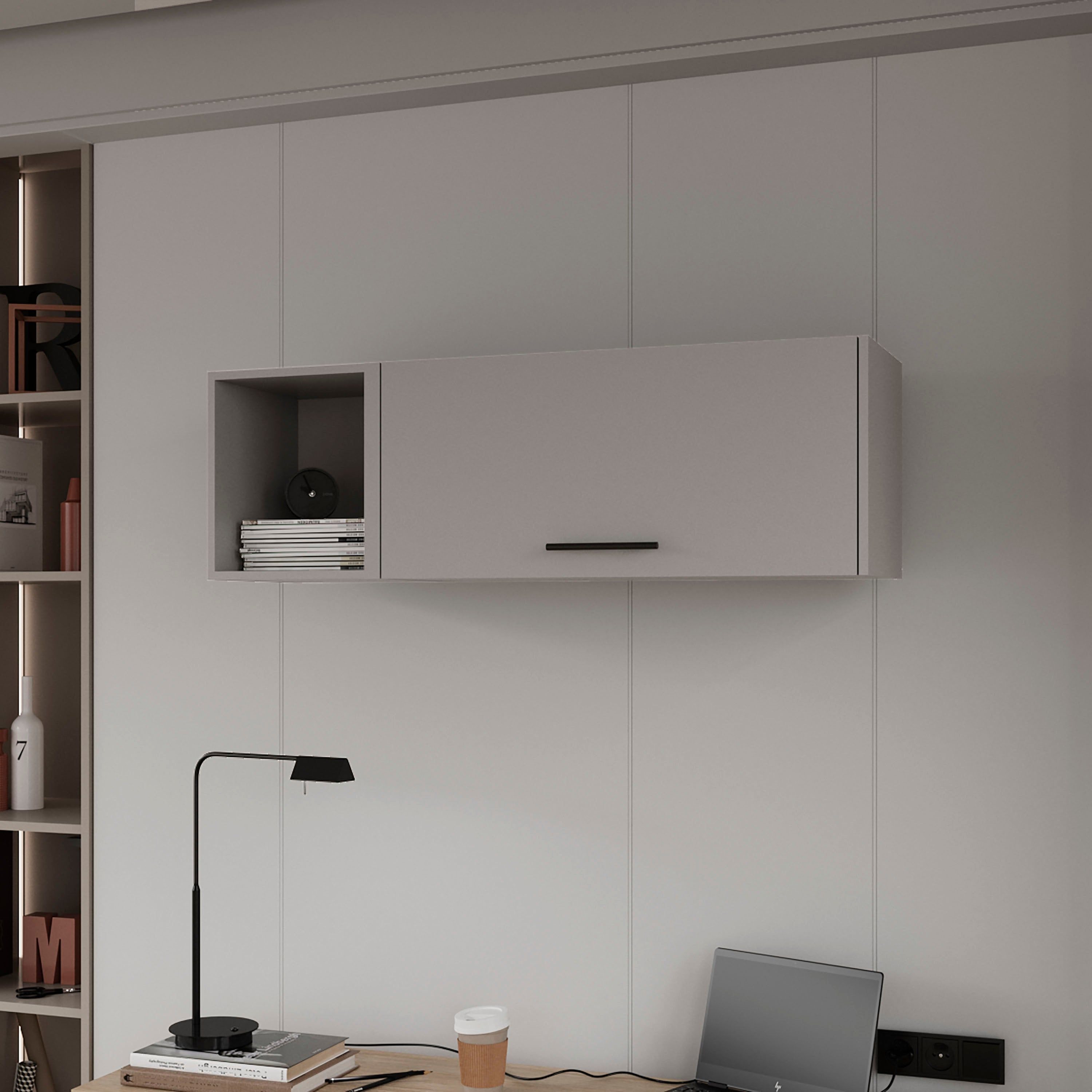 Wall Cabinet Conway  Office  Smoke