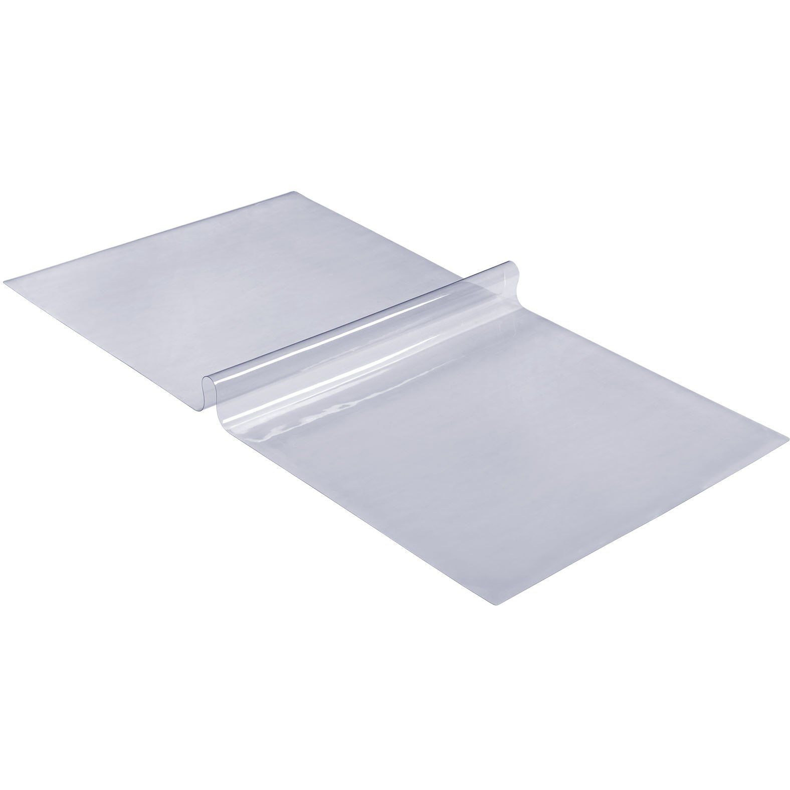 Vevor Clear Table Cover Protector  18"" X 36""/457 X 925.4 Mm Table Cover  1.5 Mm Thick Pvc Plastic Tablecloth  Waterproof Desktop Protector For Writing Desk  Coffee Table  Dining Room Table