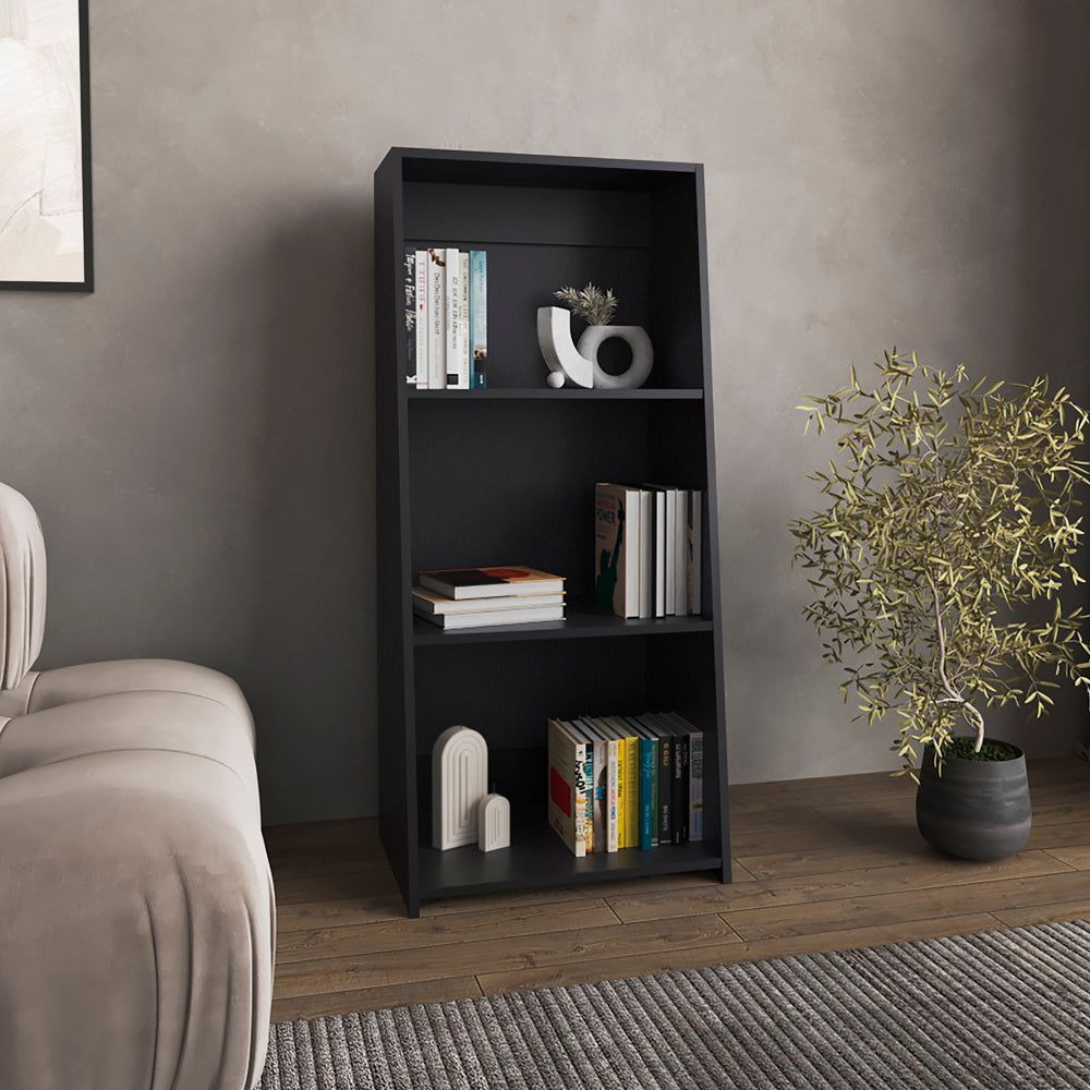 Bookcase Piney  Office  Black