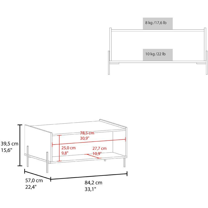 Coffee Table Narka  Living Room  Black