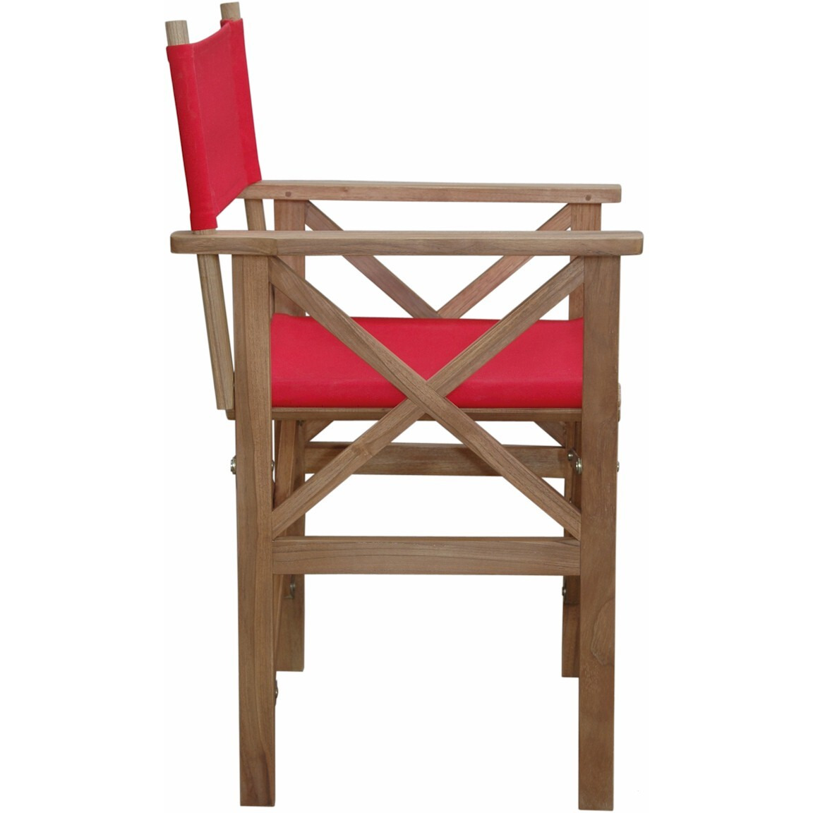 Director Folding Armchair W/ Canvas (Sold As A Pair)