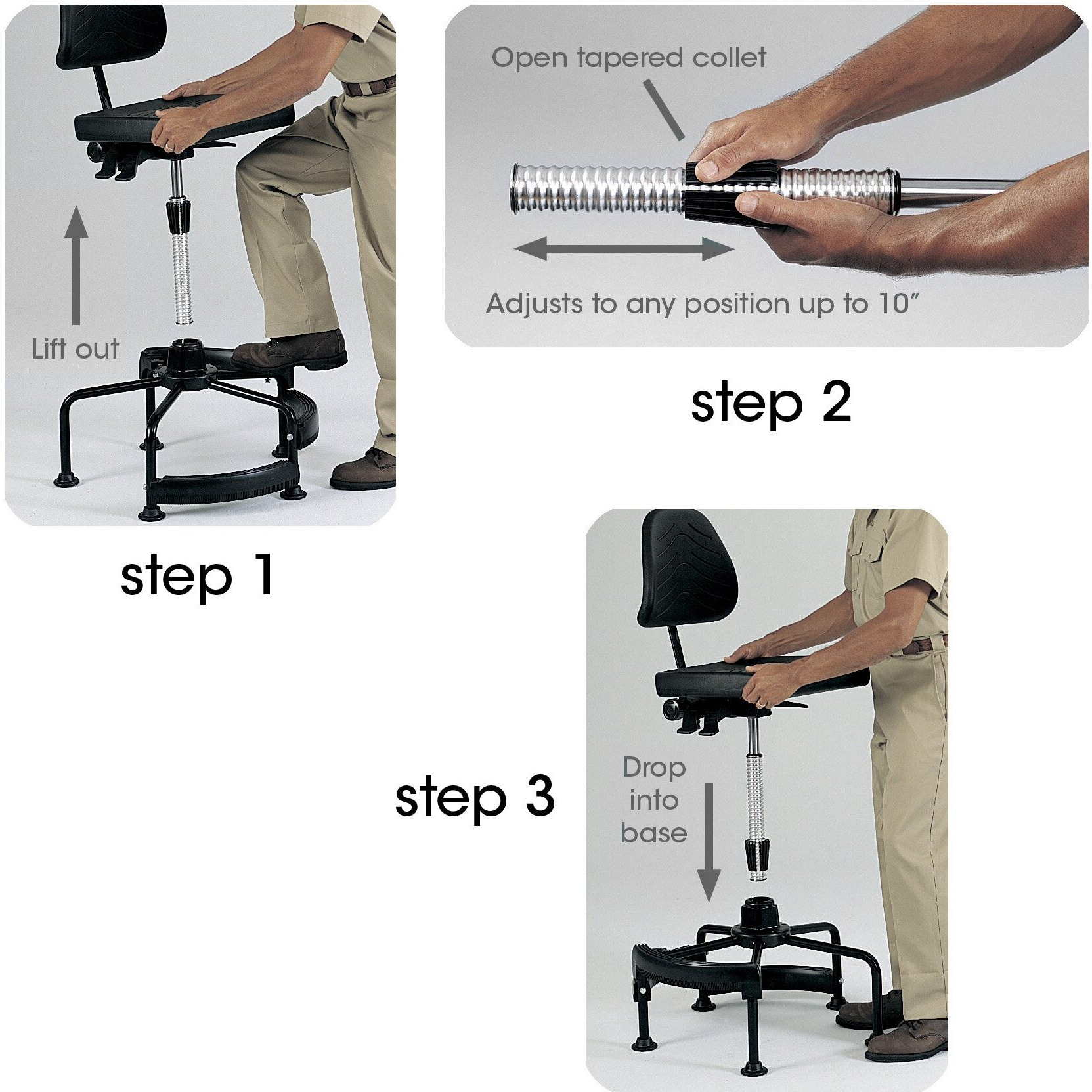Task Master Deluxe Industrial Chair