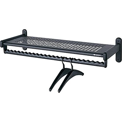 Quartet 20403 36 In Wide Wall Shelf Rack  Steel  Black Powder Coat