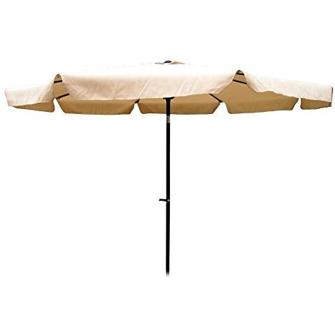 Outdoor 10 Foot Aluminum Umbrella With Flaps
