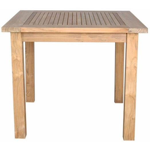 Windsor 35"" Square Table Small Slats