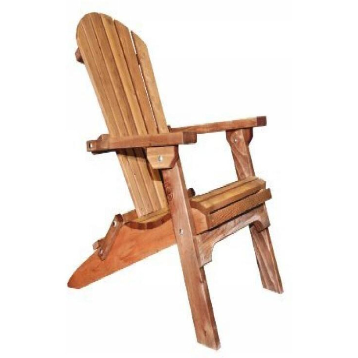 Western Red Cedar Adirondack Chair  Exterior Stain Finish