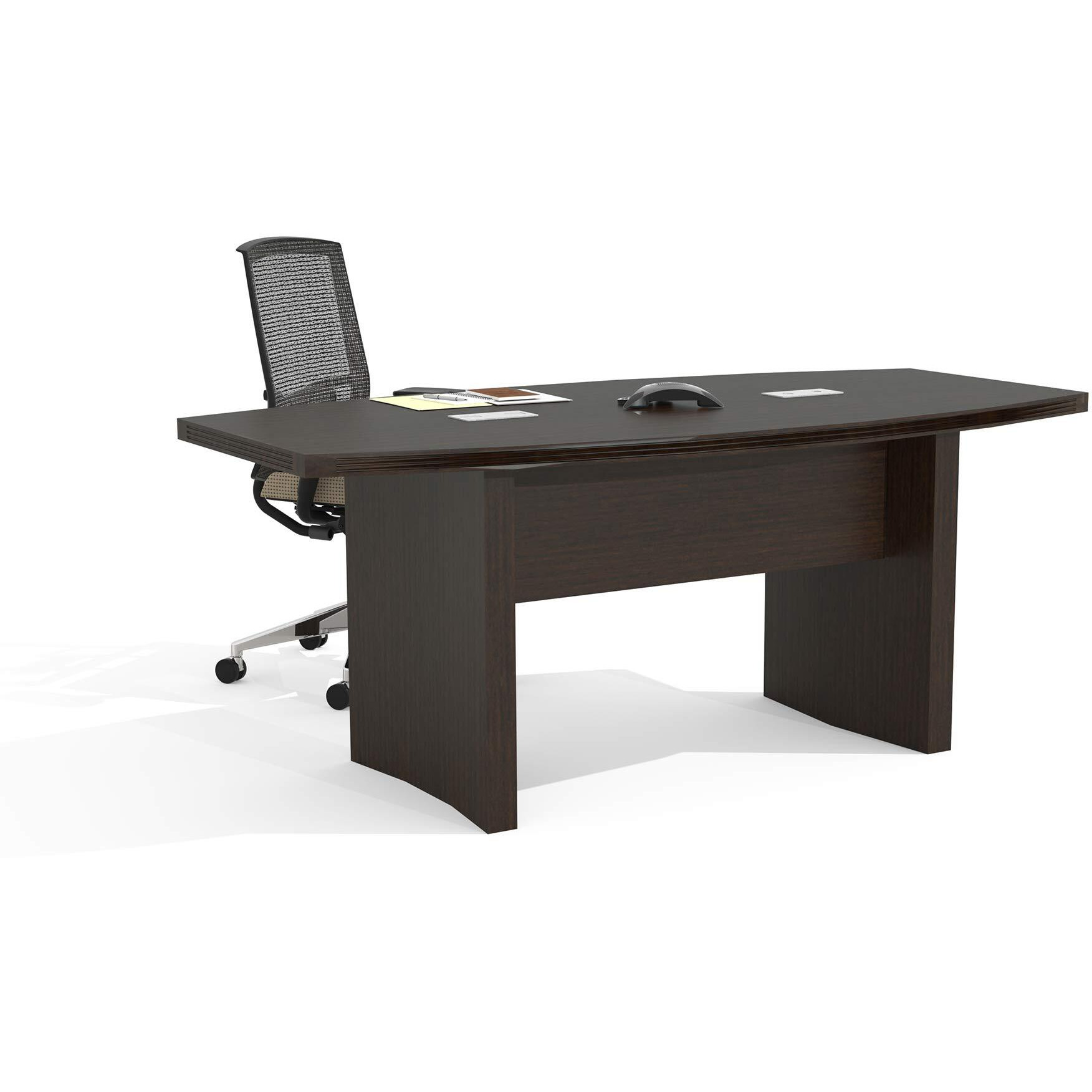 6' Conference Table  Boat Surface  Mocha