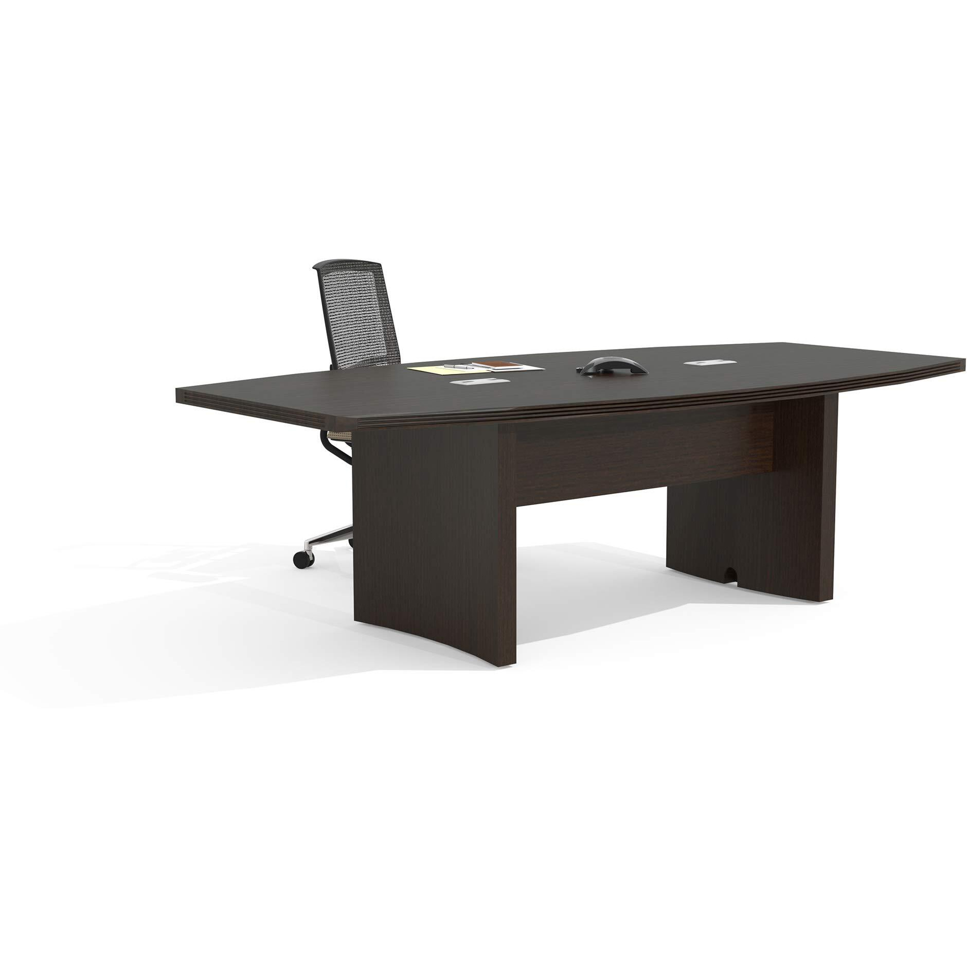 8' Conference Table  Boat Surface  Mocha