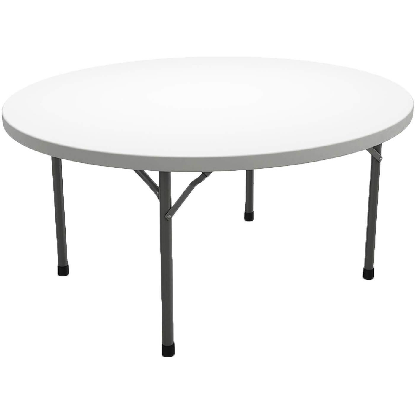 60"" Round Table  White