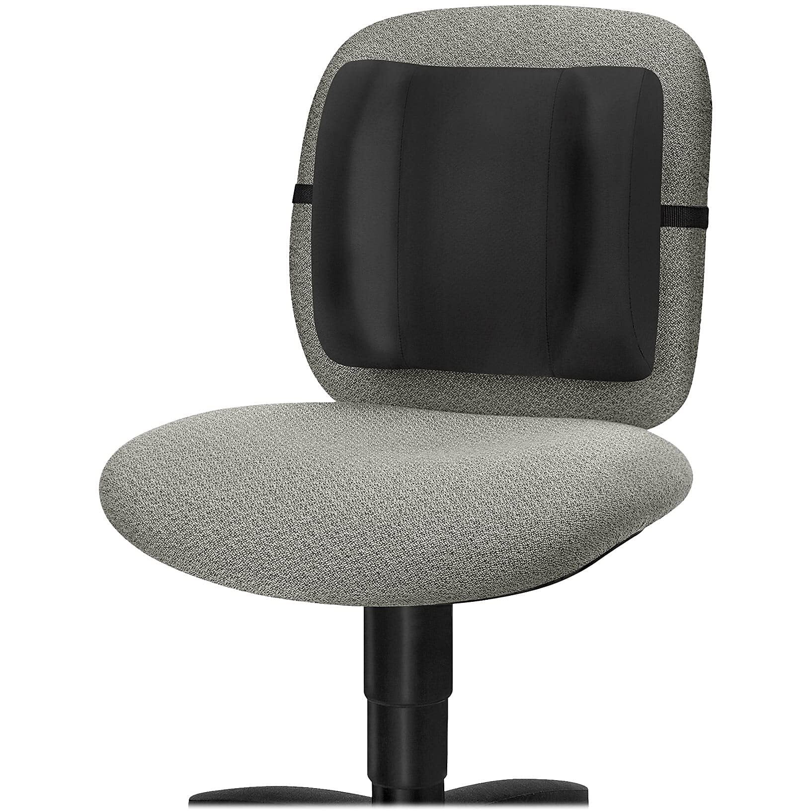 Fellowes Standard Backrest - Black - Black - High Density Foam (Hdf)